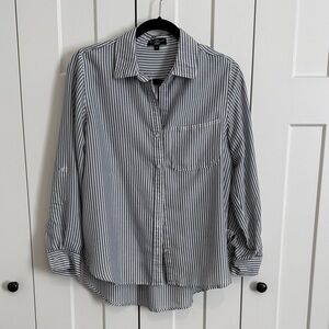 Velvet Heart Striped Collared Shirt